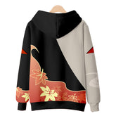 Unisex Game Genshin Impact Kaedehara Kazuha Hoodies Sweatshirt Casual Pullover Streetwear Clothing Lounge Wear - INSWEAR